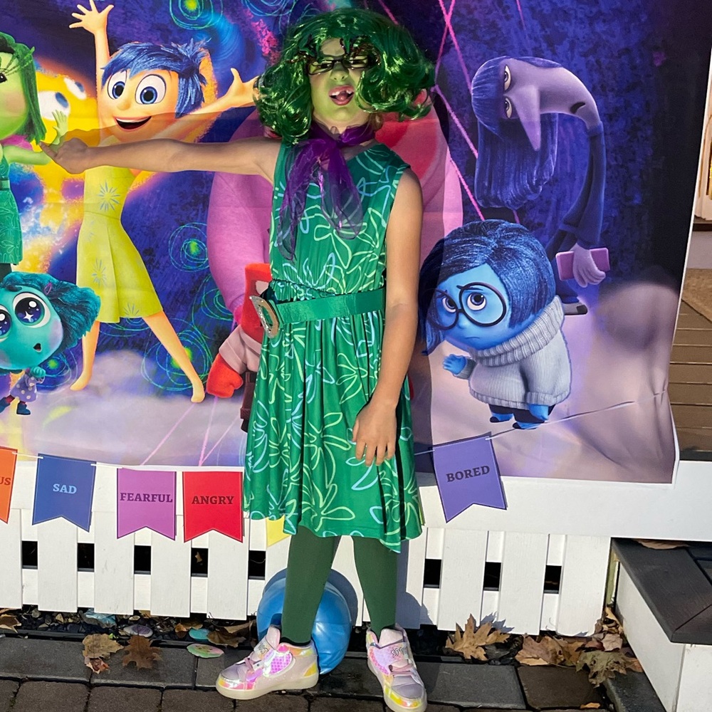 Inside Out -Disgust Costumes-kids